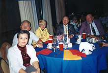 Peggy and Pete Backer, Linda and Dave Hammock, John Rumer